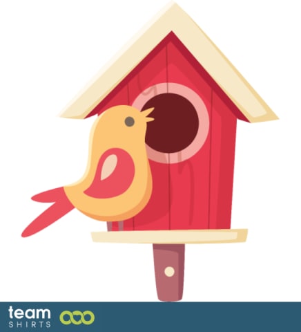 bird and house