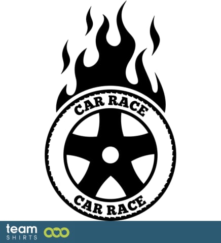 Car race logo