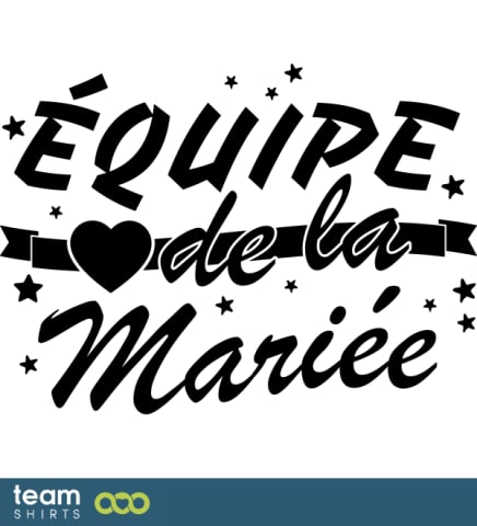 equipe de la mariée