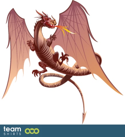 Fire spitting dragon