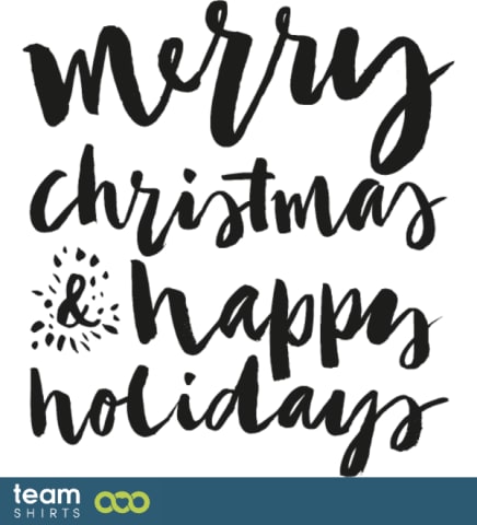 Merry christmas and happy holidays