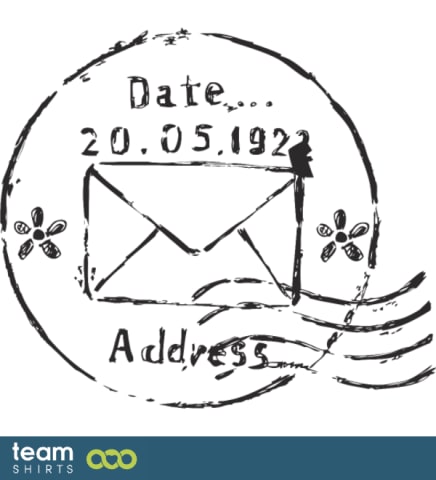 Post stamp sign