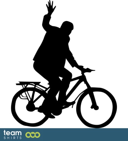 man on bike Silhouette
