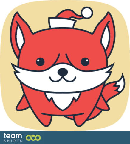 Cute Fox flat freexmas17mnr