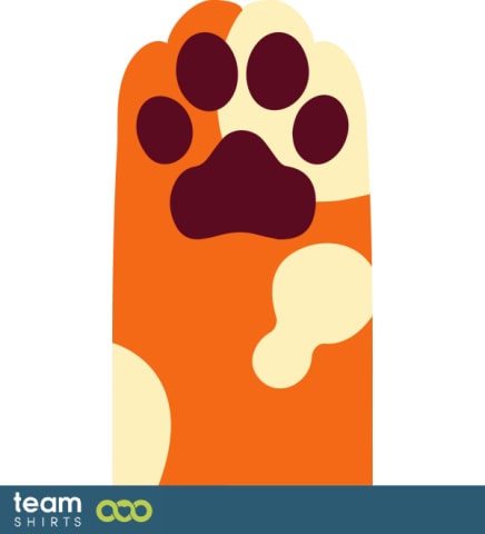 dappled cat paw