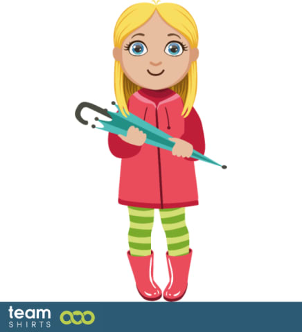 Girl with an umbrella