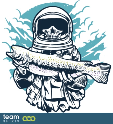 Astronaut Fishing