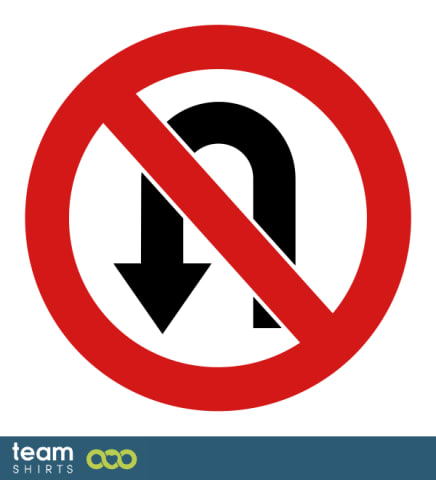 no turn sign