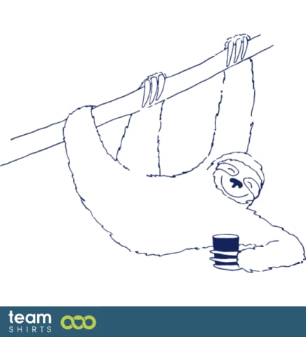 sloth hanging