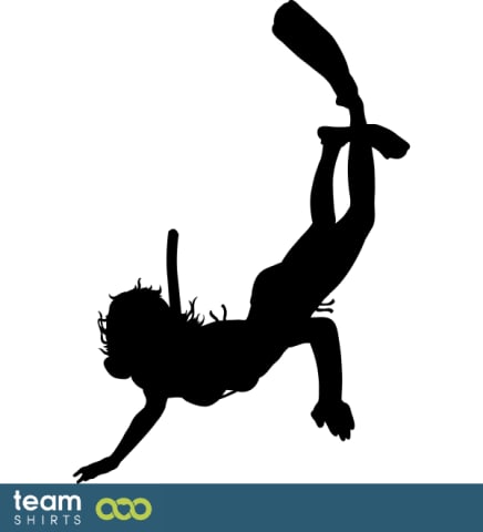 Diver silhouette