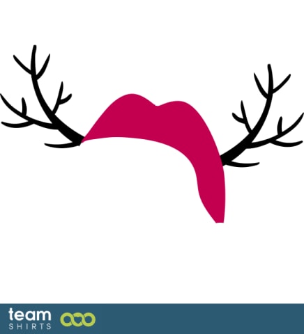 Christmas antler santa hat