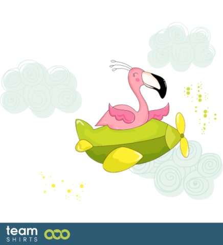 flying flamingo