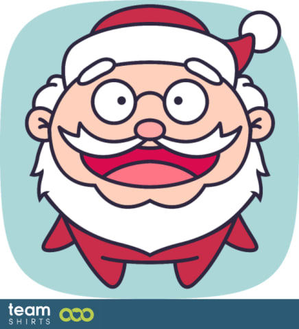 Cute Santa flat freexmas17mnr