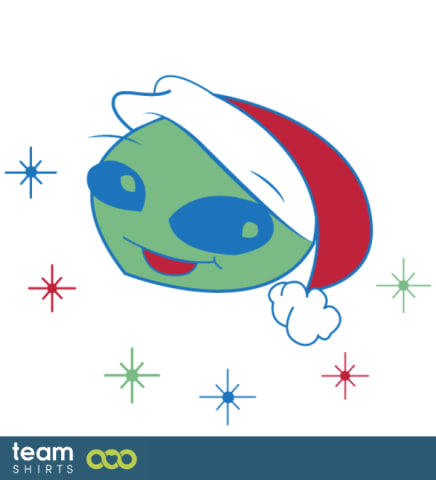 amg I believe for all aliens santa believer funny