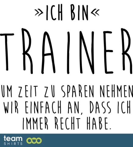 Ich bin Trainer