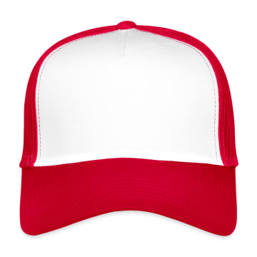 Casquette Trucker simple rouge