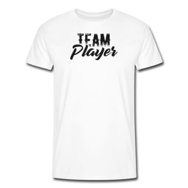 siebdruck t-shirt, teamplayer