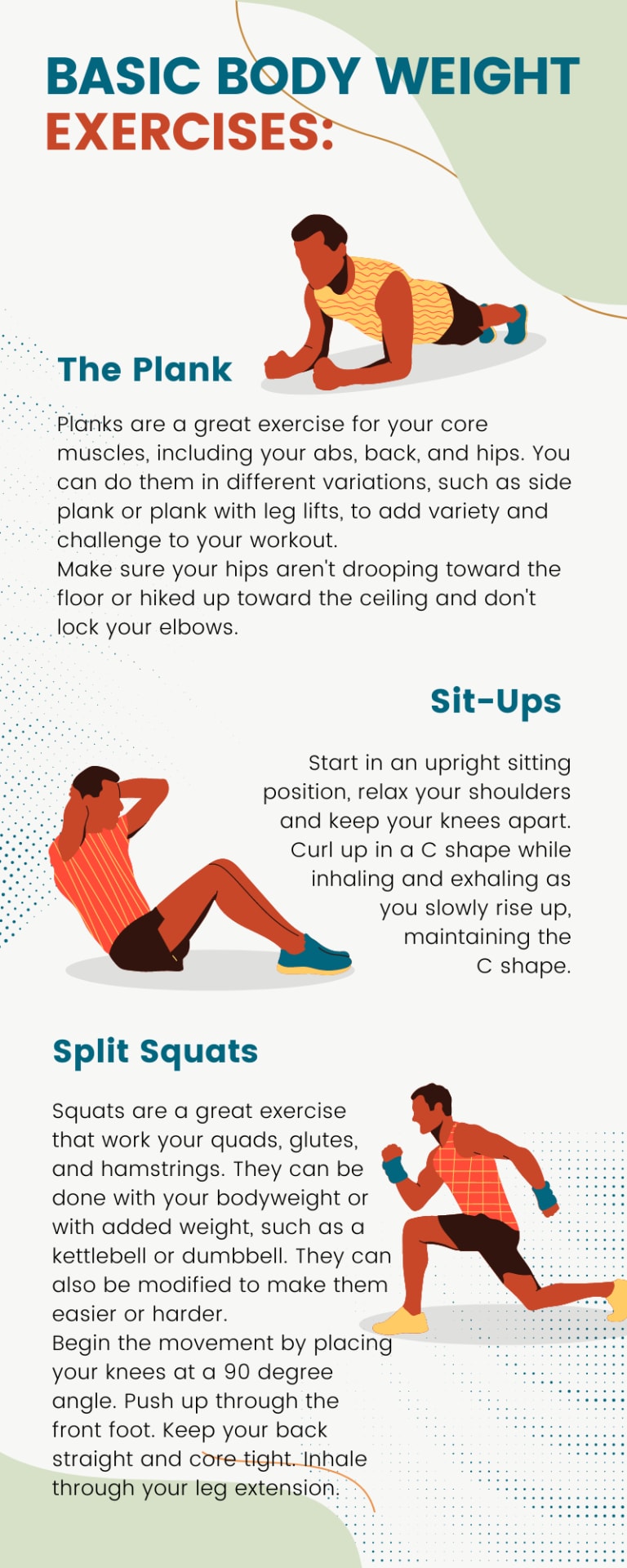 body-weight training workout from home