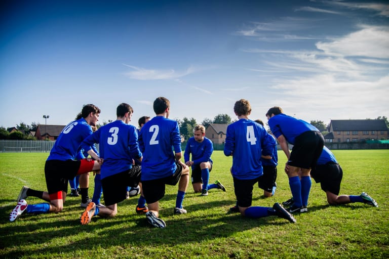 sport collectif, équipe de foot