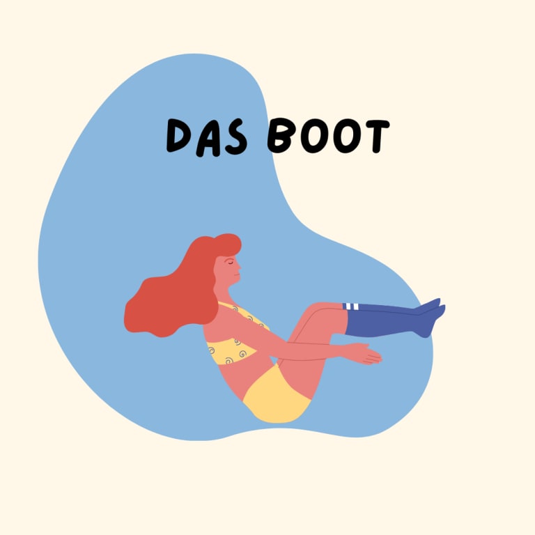 yin-yoga das boot illustration