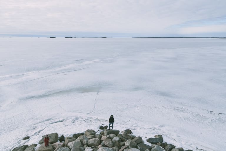 Glücklicher leben, Sisu, Blick auf Eismeer