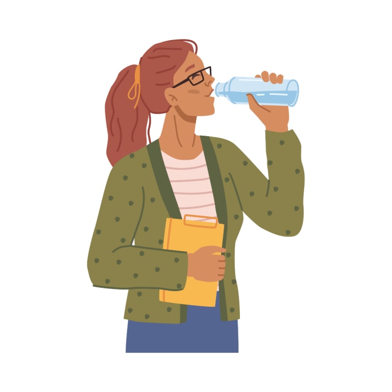 tipps gegen hitze, trinken grafik