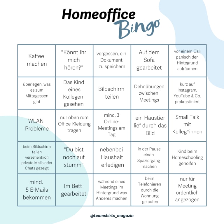 homeoffice bingo vorlage