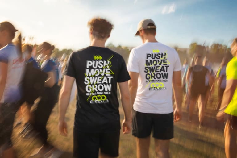teamshirts may in motion challenge news
