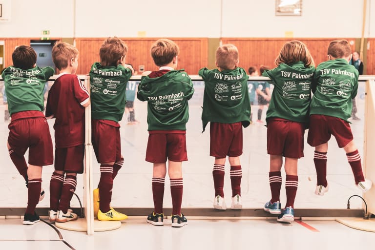 sport für kinder, fußball team